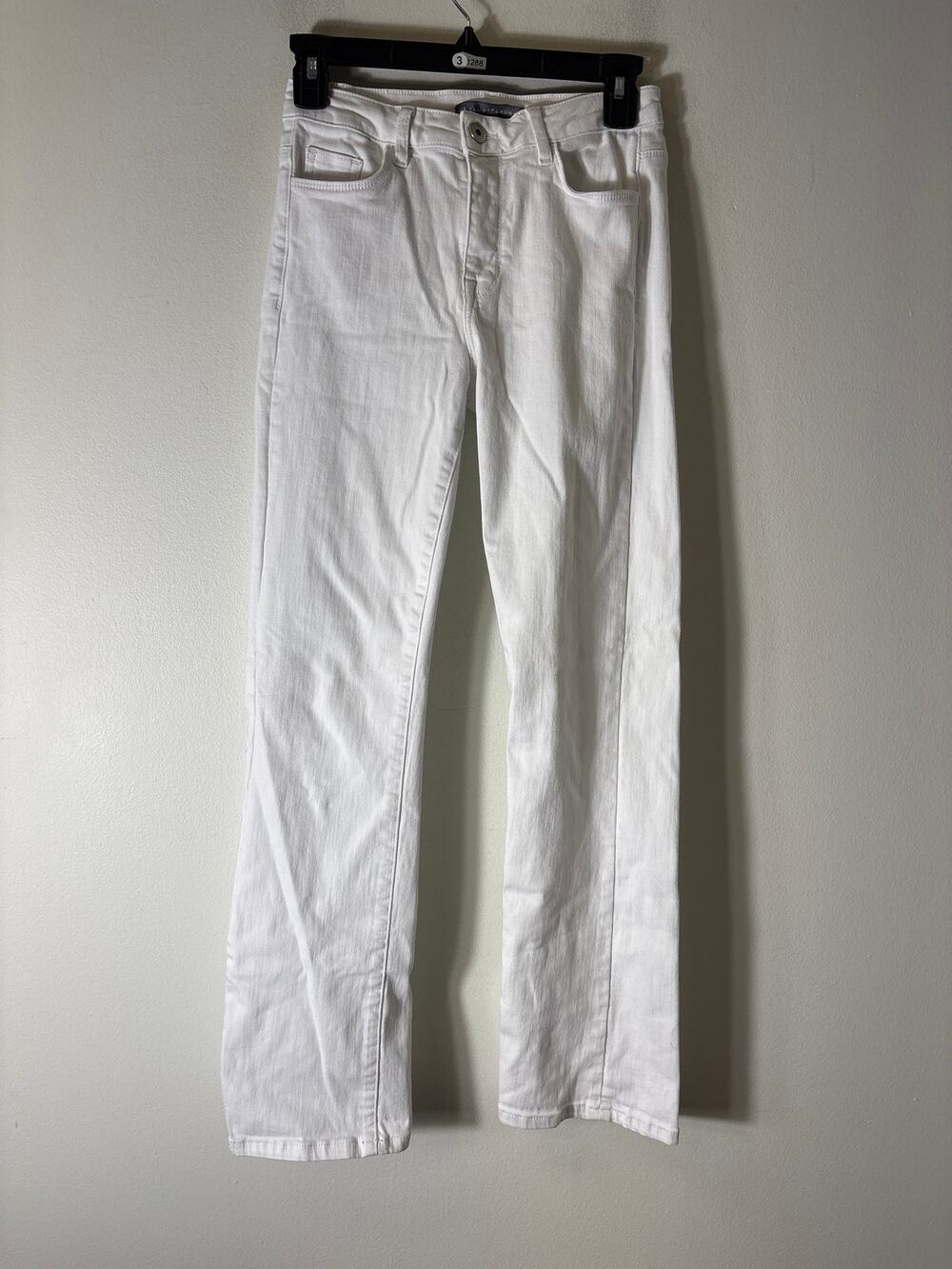 Elliot Lauren White Straight Leg Denim Jeans Sz 4